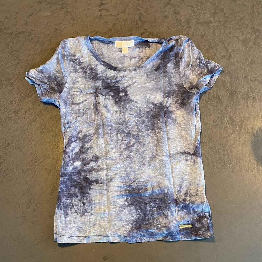 Blue Tie Dye Michael Kors t-shirt L